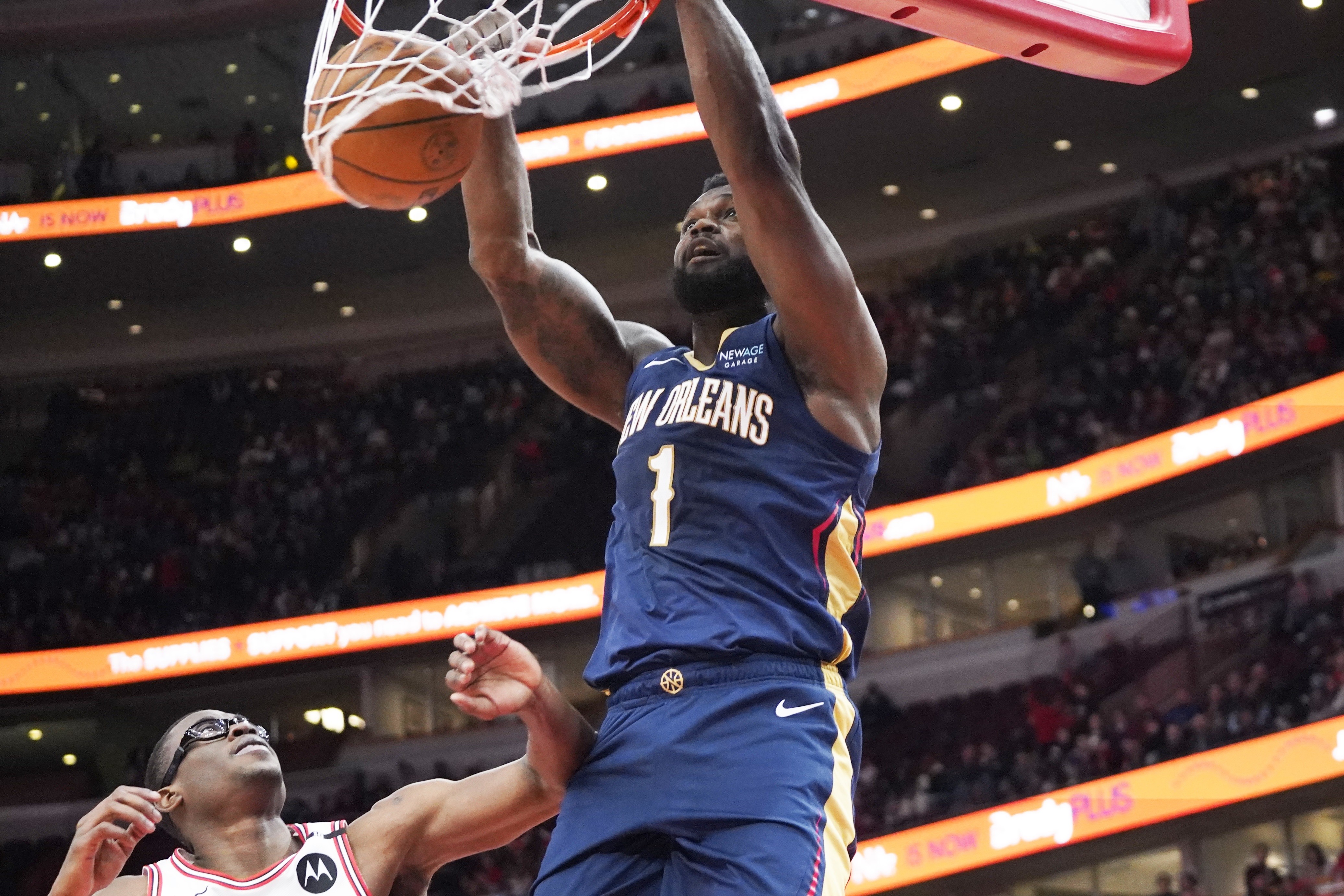 九游体育官方-关于锡安回归首秀暴扣5次，鹈鹕大胜开拓者的信息